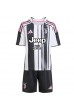Juventus Pierre Kalulu #15 Jalkapallovaatteet Lasten Kotipeliasu 2025-26 Lyhythihainen (+ Lyhyet housut)